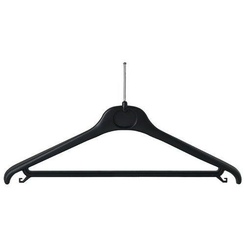 Illustration de : Cintre antivol en plastique crochets jupes