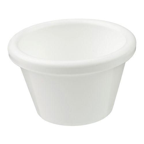 Lot de 12 ramequins en composite 7,5cl blanc thumbnail image 1