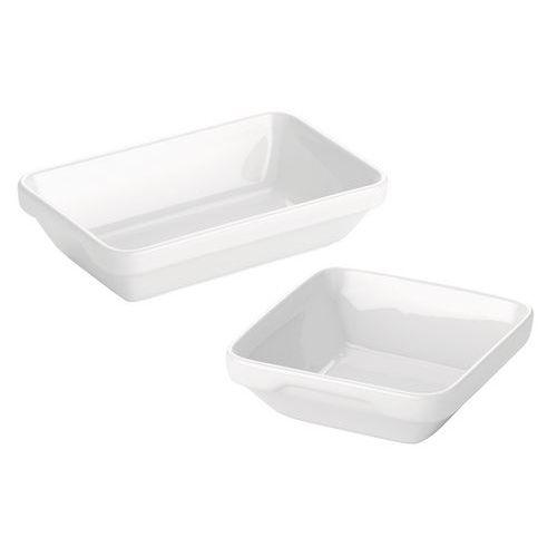 Ravier carré en porcelaine 20cl blanc thumbnail image 1