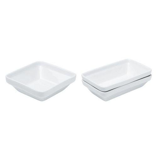 Ravier rectangulaire en porcelaine 25cl blanc thumbnail image 1