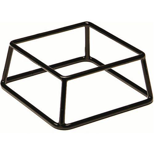 Support saladier en zinc 18x18x8 cm noir thumbnail image 1