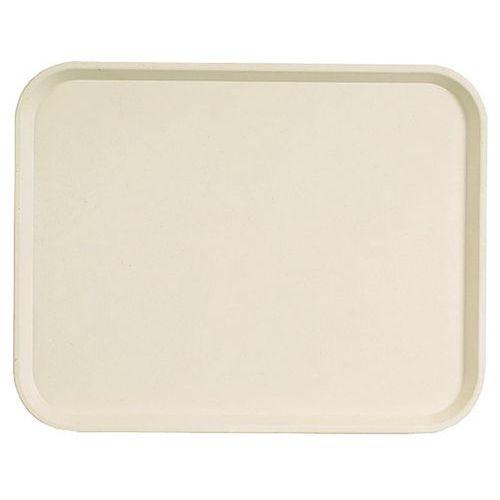 Plateau en polyester 46x36 cm beige fumé-Basik -PlAtex thumbnail image 1