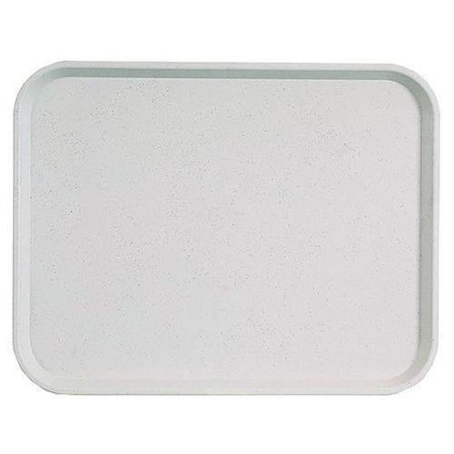 Plateau en polyester 46x36 cm gris fumé-Basik -PlAtex thumbnail image 1