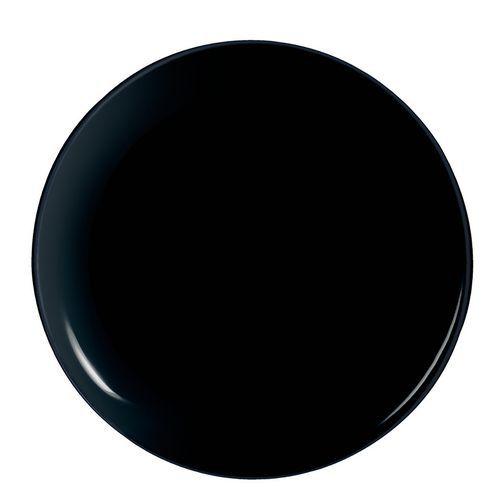 Assiette à pizza en verre sodocalcique ø32 cm noir-Black-Arcoroc thumbnail image 1