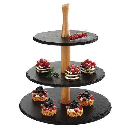 Illustration de : Support gâteau en ardoise