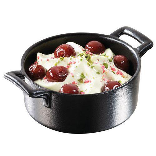 Ravier rond en porcelaine ø9,4 cm 15cl noir-Belle Cuisine-Revol thumbnail image 1