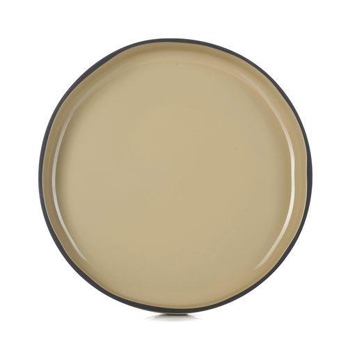 Assiette gourmet en porcelaine ø23 cm muscade-Caractere-Revol thumbnail image 1