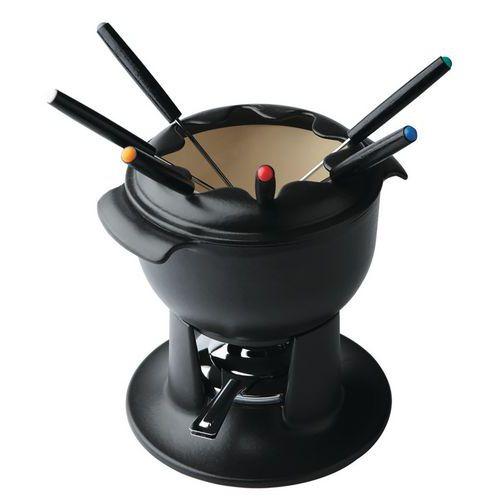 Service à fondue en fonte 23x21 cm 140 cl noir-Chasseur thumbnail image 1