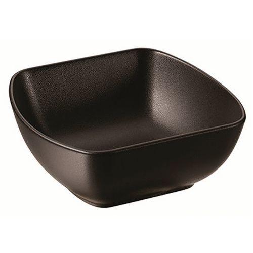 Ravier carré en porcelaine 8cl noir-Club-Revol thumbnail image 1