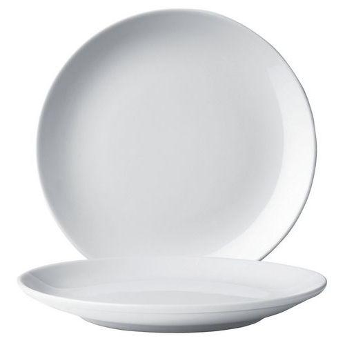 Illustration de : Assiette plate en porcelaine blanc-Eo