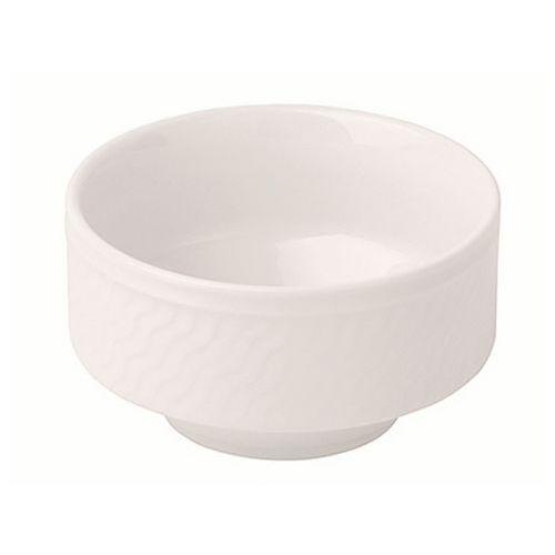 Ravier en porcelaine ø10 cm 20cl blanc-Panama thumbnail image 1