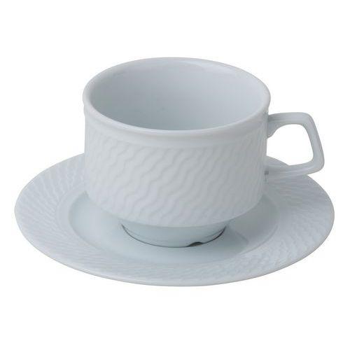 Sous-tasse thé en porcelaine ø15,5 cm blanc-Panama thumbnail image 1
