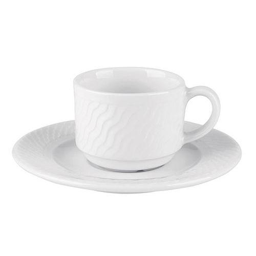 Tasse thé en porcelaine ø9 cm 23cl blanc-Panama thumbnail image 1