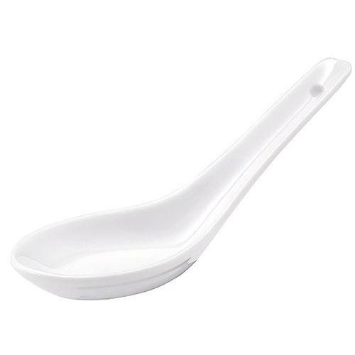 Cuillère chinoise en porcelaine blanc-Revol thumbnail image 1