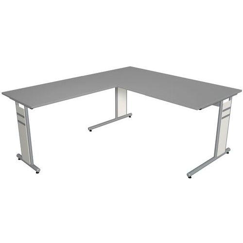 Illustration de : Bureau réglable avec retour Form 4