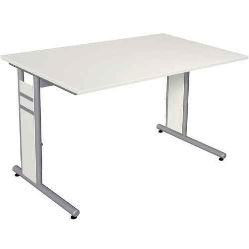 Bureau droit 120 cm Blanc Form 4 thumbnail image 1