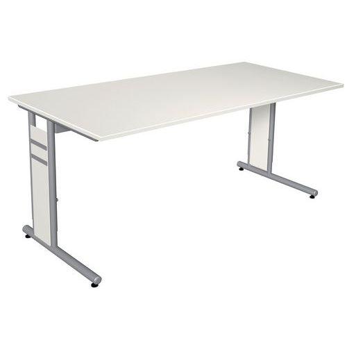 Bureau droit 160 cm Blanc Form 4 thumbnail image 1