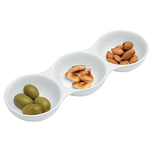 Trio Coupelles en porcelaine blanc thumbnail image 1