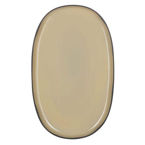 Assiette ovale en porcelaine muscade-Caractere-Revol thumbnail image 1
