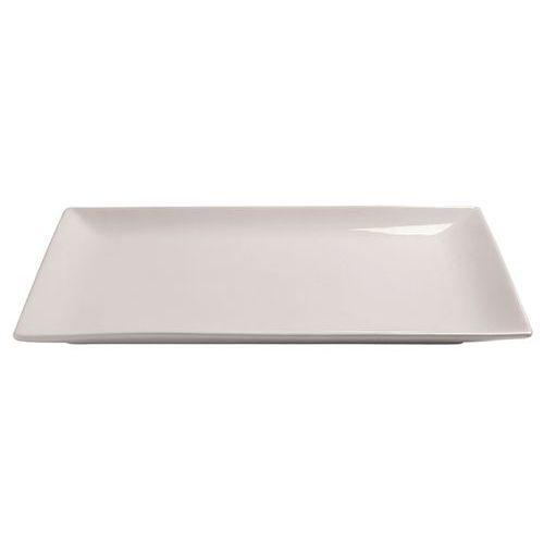 Assiette carrée plate en porcelaine 12x12x2 cm blanc-Clelia thumbnail image 1