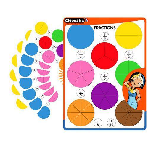 Illustration de : Lot 846 gommettes fractions - Cléopâtre
