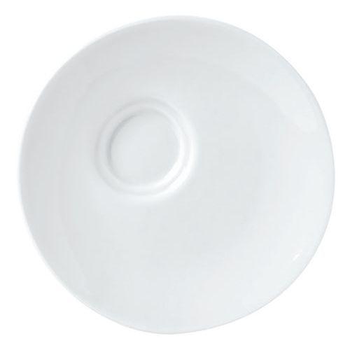 Sous-tasse mixte en porcelaine ø15 cm blanc-Isis thumbnail image 1