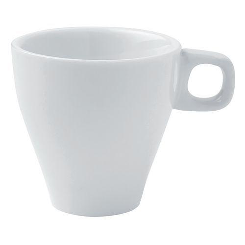 Tasse café en porcelaine ø6 cm 8cl blanc-Isis thumbnail image 1
