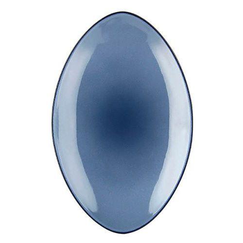 Assiette ovale en porcelaine bleu-Equinoxe-Revol thumbnail image 1