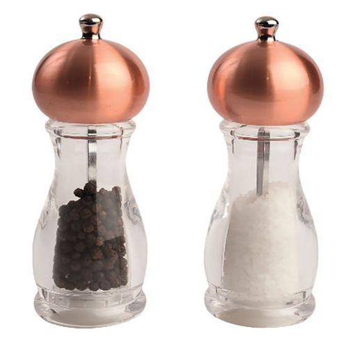 Moulin à poivre 5,5x15 cm 7 cl transparent - Globe - Crushgrind thumbnail image 1