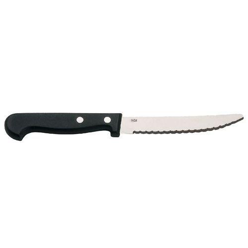 Couteau à steak en inox avec une lame microdentée 21,5 cm thumbnail image 1