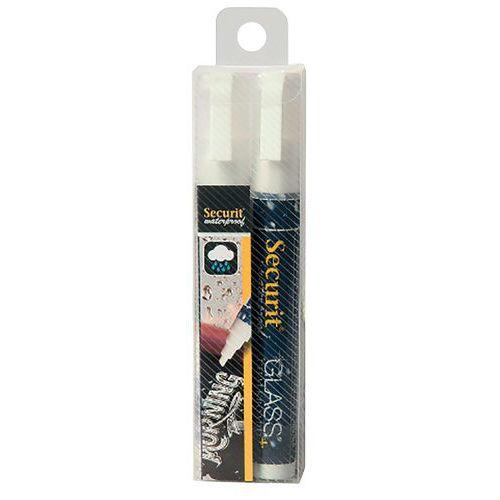 Lot de 2 feutres craie waterproof 2-6 mm blanc - Securit thumbnail image 1
