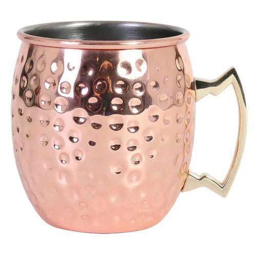 Mug c uivre martelé en inox ø8,5 cm 50cl thumbnail image 1