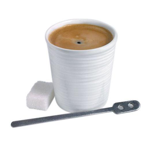 Espresso en porcelaine ø6 cm 9cl blanc-Plisse'O thumbnail image 1