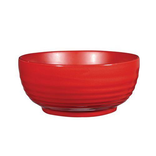 Saladier en porcelaine ø21 cm 218cl rouge-Rippel thumbnail image 1
