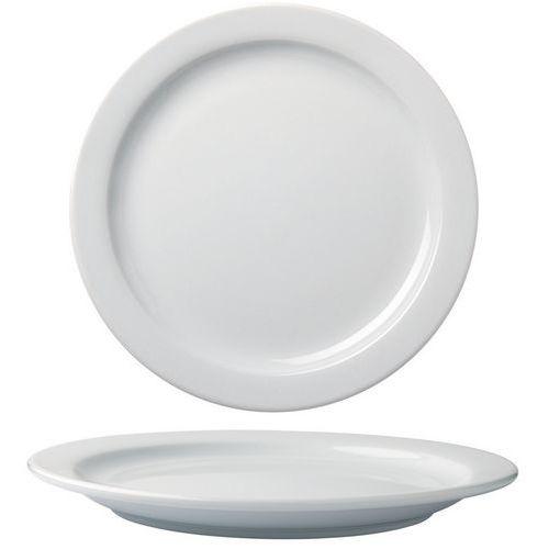 Assiette plate en porcelaine ø16,5 cm blanc-Clery thumbnail image 1