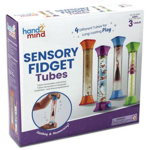 Illustration de : Lot 4 tubes sensoriels - Learning Resources