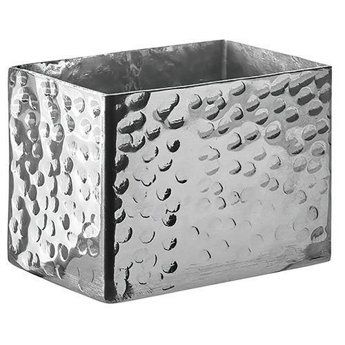 Illustration de : Coupelle martelée inox