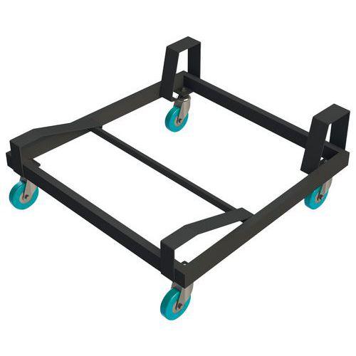 Illustration de : Chariot de transport pour table GROM