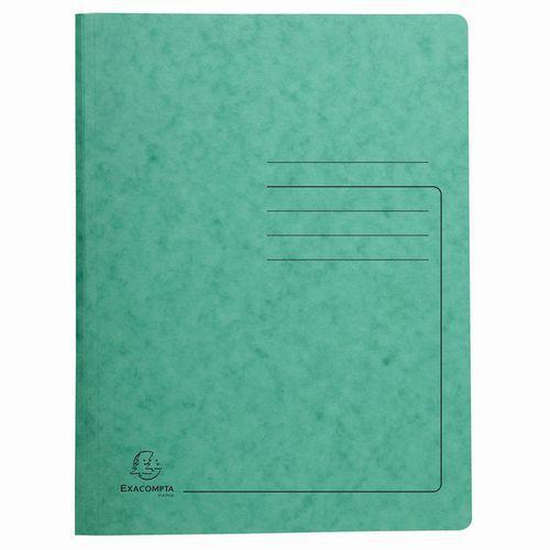 Lot de 25 Chemises de classement à ressort carte lustrée - A4-Vert thumbnail image 1