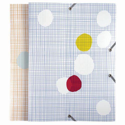 Illustration de : Chemise à 3 rabats + élastique polypropylène - Exacompta