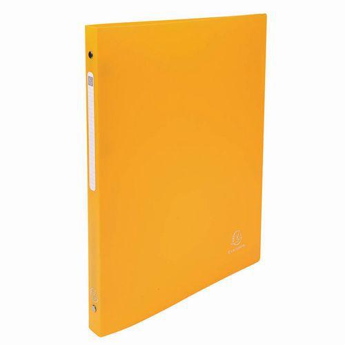 Lot de 20 Classeur 4 anneaux 15mm polypropylène OPAK - A4-Jaune thumbnail image 1
