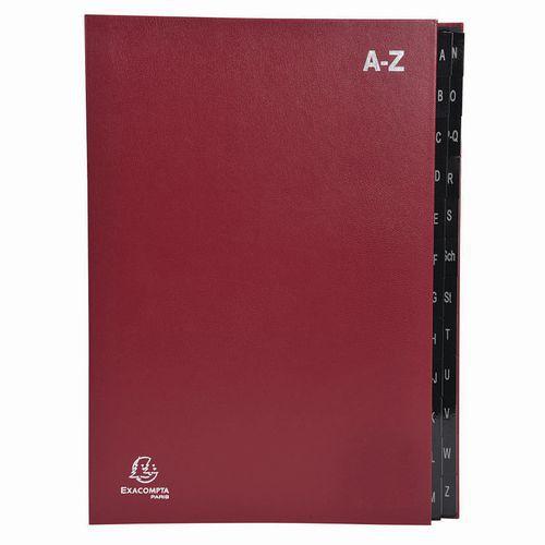 Lot de 8 Trieur rigide Economique Ordonator 24 compartim. Alp. Rouge thumbnail image 1