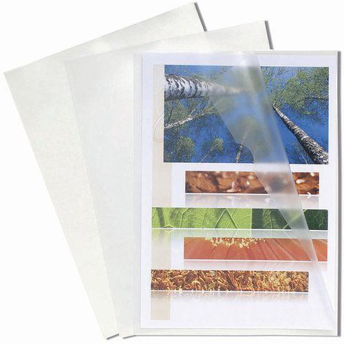 Illustration de : Sachet de 100 pochettes grainées - Exacompta