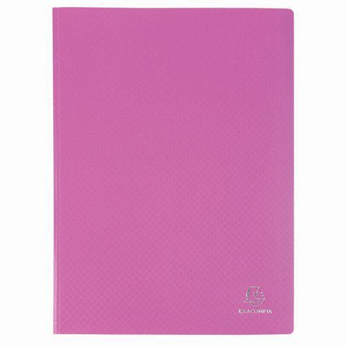 Lot de 8 Protège-doc en PP 5/10e OPAK poch. Cristal 160 vues -Rose thumbnail image 1