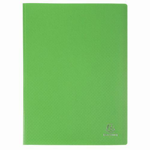Lot de 8 Protège-doc en PP 5/10e OPAK poch. Cristal 160 vues -Vert thumbnail image 1