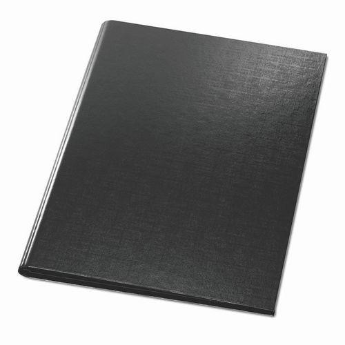 Lot de 10 Porte-bloc à rabat papier enduit - Format pour A4-Noir thumbnail image 1