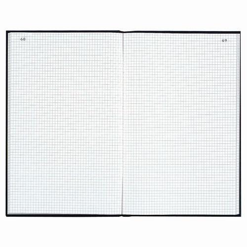 Illustration de : Registre à reliure brochée 5x5  - Exacompta