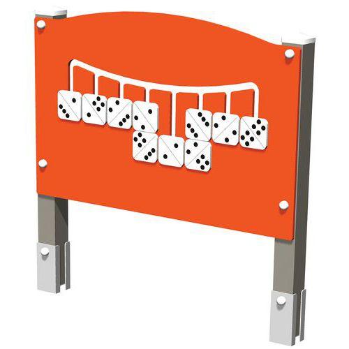 Panneau ludique dominos alu - Fixation platines thumbnail image 1