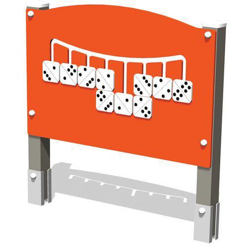 Panneau ludique dominos alu thumbnail image 1