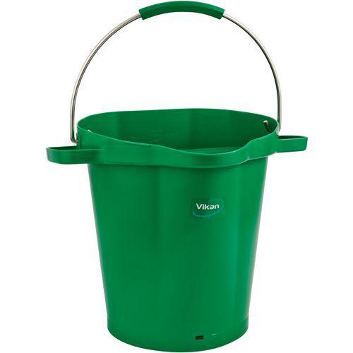 Illustration de : Seau gradué bec verseur 20 litres - Vikan